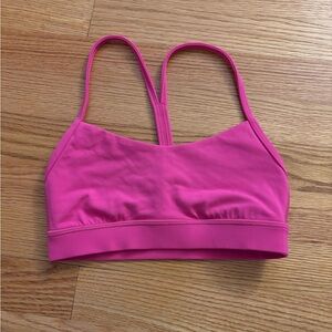 Lululemon Pink Nulu Sports Bra